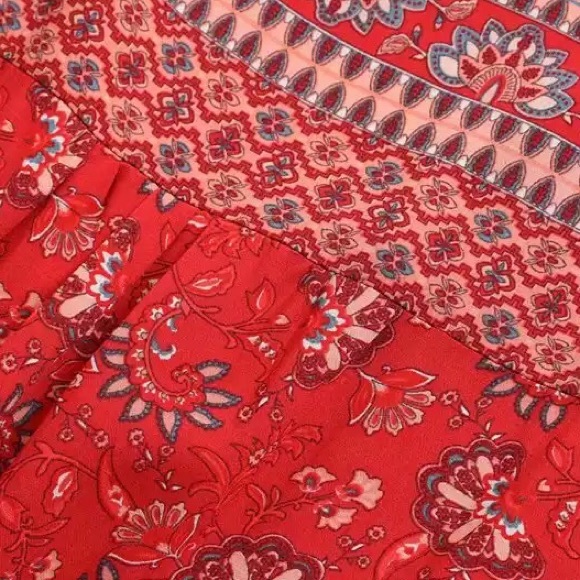 LAST ONE Floral Lantern Sleeve Mini Dress - Picture 4 of 15